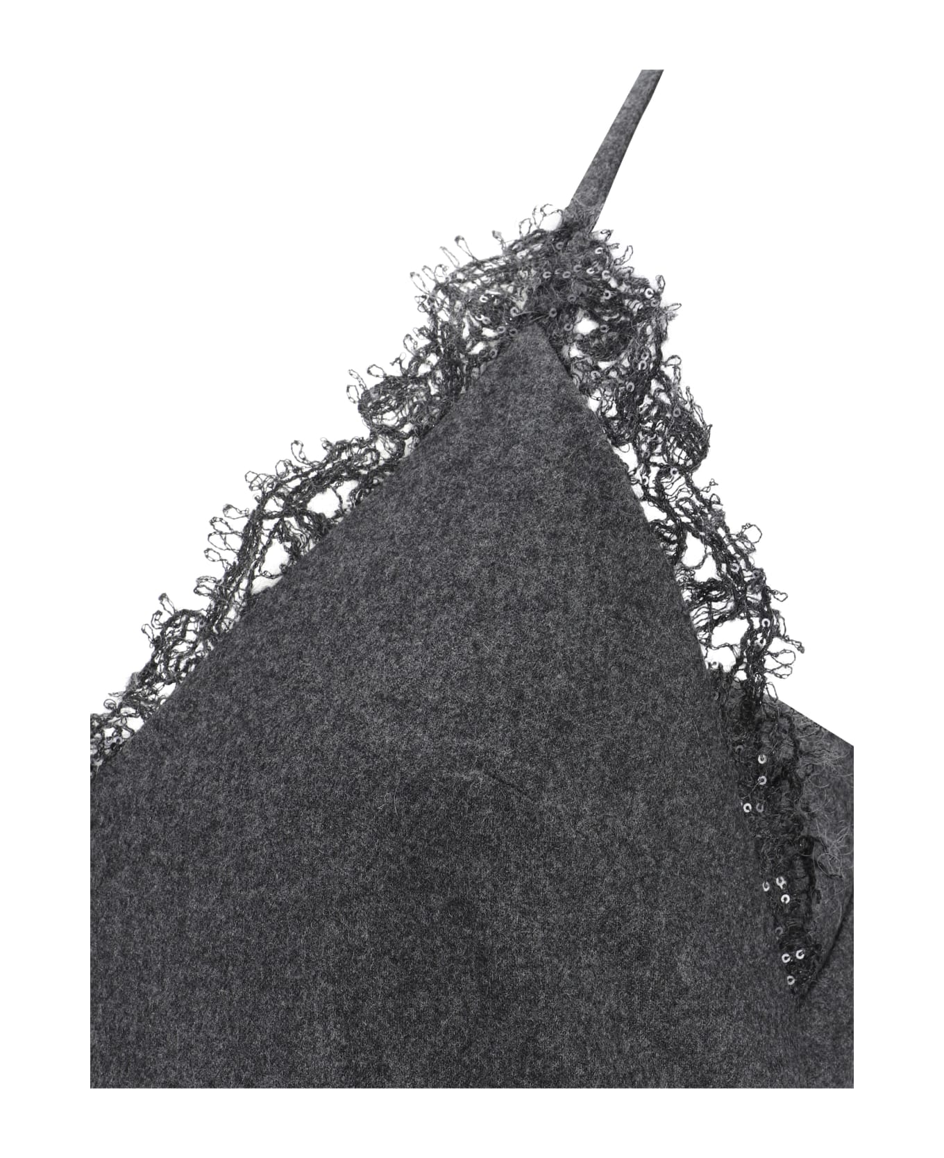 Brunello Cucinelli Gray Wool T-Shirt