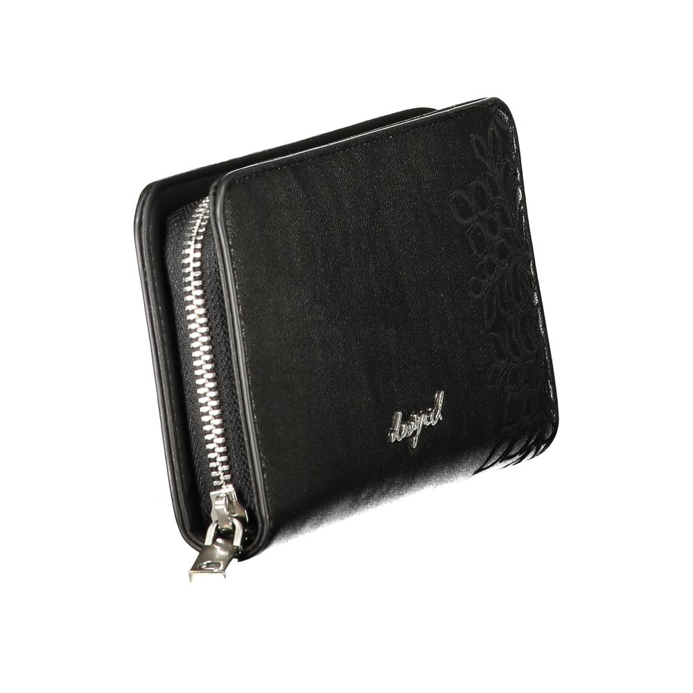 Nero Poliuretano Woman Wallet